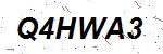 CAPTCHA verification image containing distorted text characters