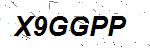 CAPTCHA verification image containing distorted text characters