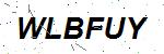 CAPTCHA verification image containing distorted text characters