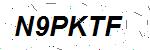 CAPTCHA verification image containing distorted text characters