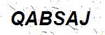 CAPTCHA verification image containing distorted text characters