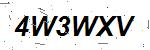 CAPTCHA verification image containing distorted text characters