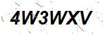 CAPTCHA verification image containing distorted text characters