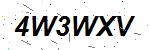 CAPTCHA verification image containing distorted text characters