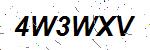 CAPTCHA verification image containing distorted text characters