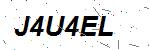 CAPTCHA verification image containing distorted text characters