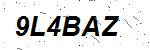 CAPTCHA verification image containing distorted text characters