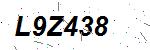 CAPTCHA verification image containing distorted text characters