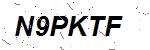 CAPTCHA verification image containing distorted text characters
