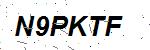 CAPTCHA verification image containing distorted text characters