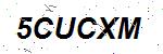 CAPTCHA verification image containing distorted text characters