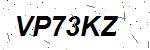 CAPTCHA verification image containing distorted text characters