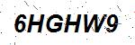 CAPTCHA verification image containing distorted text characters