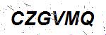 CAPTCHA verification image containing distorted text characters