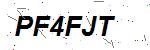 CAPTCHA verification image containing distorted text characters