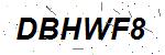 CAPTCHA verification image containing distorted text characters