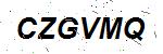 CAPTCHA verification image containing distorted text characters