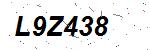 CAPTCHA verification image containing distorted text characters