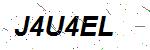 CAPTCHA verification image containing distorted text characters