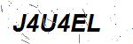 CAPTCHA verification image containing distorted text characters