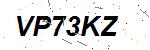 CAPTCHA verification image containing distorted text characters