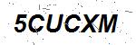 CAPTCHA verification image containing distorted text characters