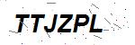 CAPTCHA verification image containing distorted text characters