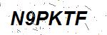 CAPTCHA verification image containing distorted text characters