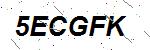 CAPTCHA verification image containing distorted text characters