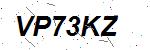 CAPTCHA verification image containing distorted text characters