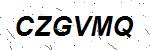 CAPTCHA verification image containing distorted text characters
