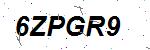 CAPTCHA verification image containing distorted text characters