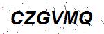 CAPTCHA verification image containing distorted text characters