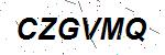 CAPTCHA verification image containing distorted text characters