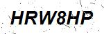 CAPTCHA verification image containing distorted text characters