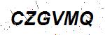 CAPTCHA verification image containing distorted text characters