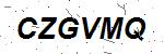 CAPTCHA verification image containing distorted text characters