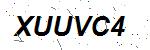CAPTCHA verification image containing distorted text characters