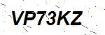 CAPTCHA verification image containing distorted text characters