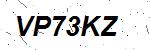 CAPTCHA verification image containing distorted text characters