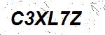 CAPTCHA verification image containing distorted text characters