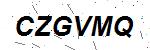 CAPTCHA verification image containing distorted text characters