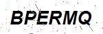 CAPTCHA verification image containing distorted text characters