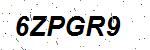 CAPTCHA verification image containing distorted text characters