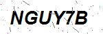 CAPTCHA verification image containing distorted text characters