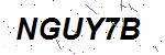 CAPTCHA verification image containing distorted text characters