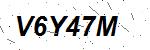 CAPTCHA verification image containing distorted text characters