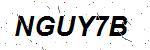CAPTCHA verification image containing distorted text characters
