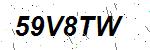 CAPTCHA verification image containing distorted text characters