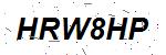 CAPTCHA verification image containing distorted text characters